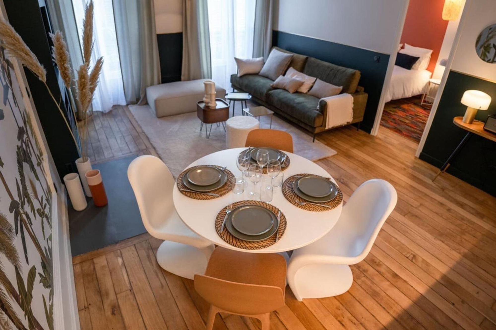 Beige Hospitalite - Coco - Hypercentre-2Chambres-Parking-Zen แซงต์-เอเตียน ภายนอก รูปภาพ